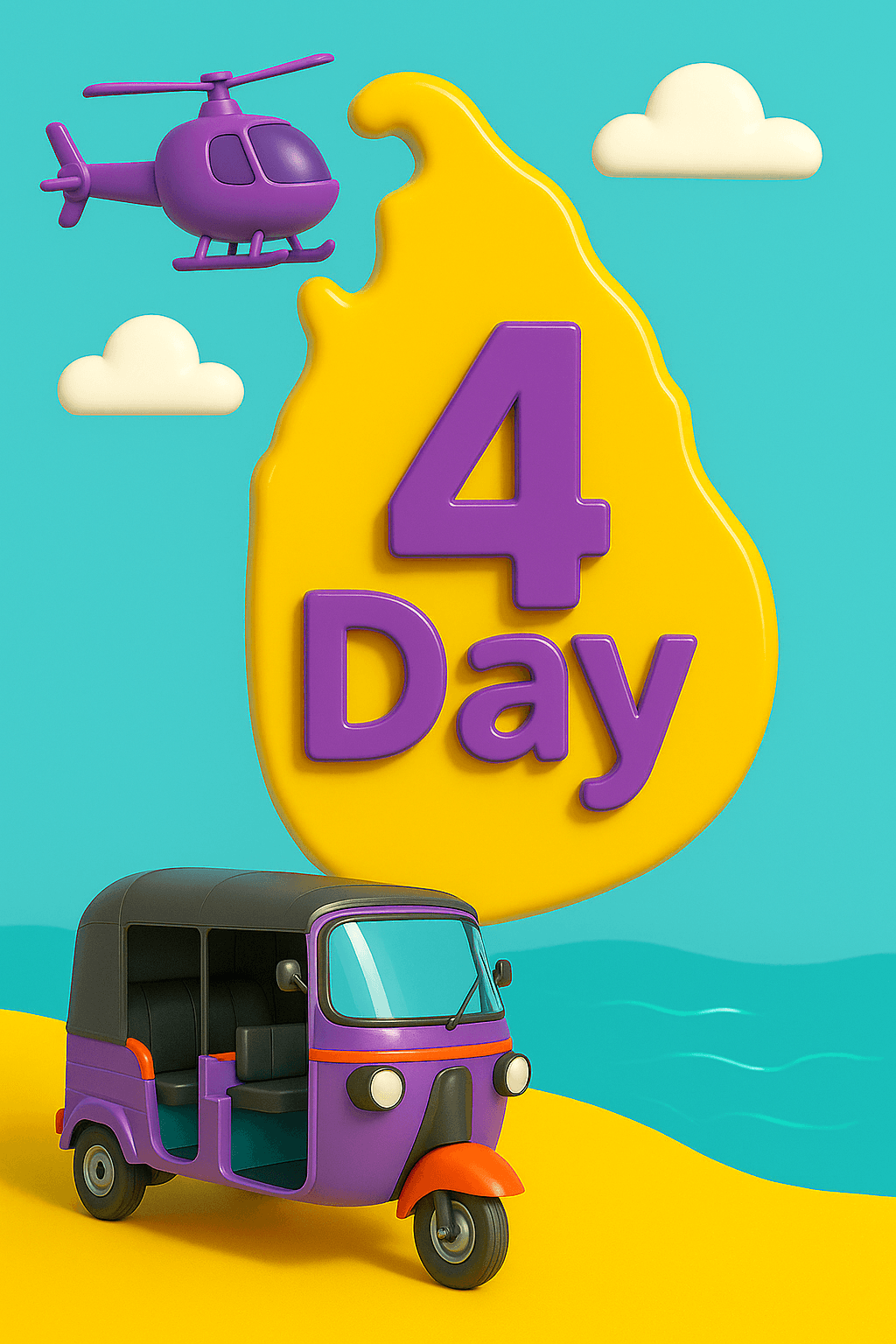 4 Day Trip With Tuk Tuk and Driver